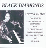 the album cover for Althea Waites - Black Diamonds