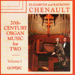 the album cover for Elizabeth Chenault - 20th Century Organ Music for Two 1