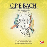 the album cover for C Bach .P.E. - Concerto For Harpsichord & Strings C Min (Ep)
