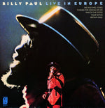 the album cover for Billy Paul - Live in Europe