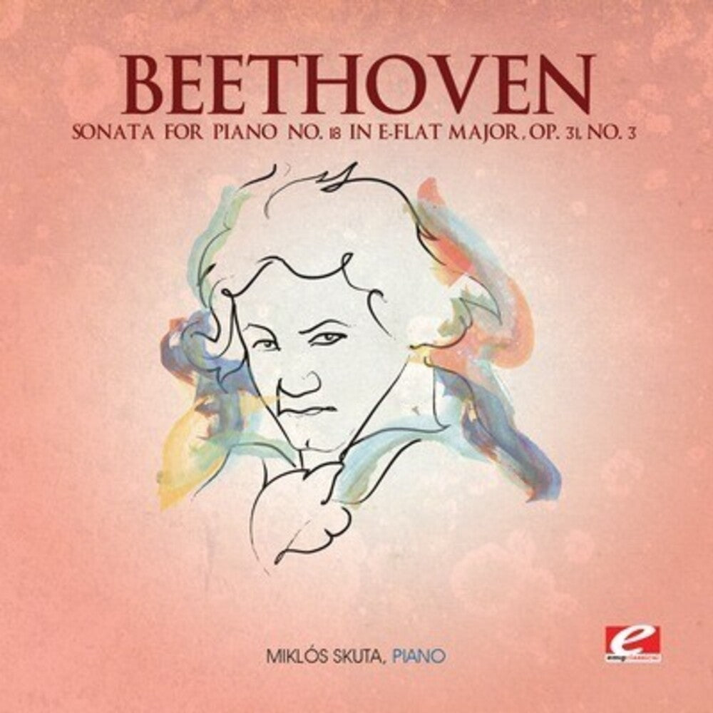 the album cover for Miklós Skuta - Sonata for Piano 18 in E-Flat Major