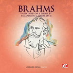 the album cover for Brahms - Variations on a Theme By Paganini