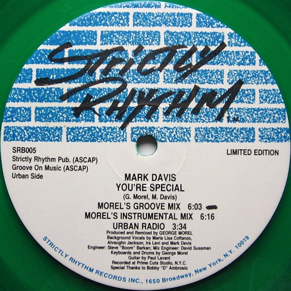 Mark Davis : You're Special (12", Ltd, Gre)