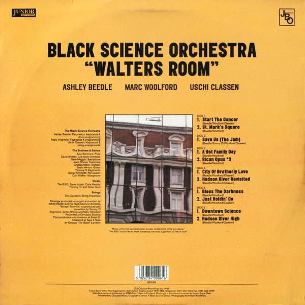 Black Science Orchestra : Walters Room (3x12", Album)