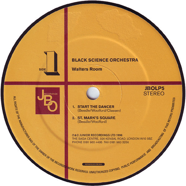 Black Science Orchestra : Walters Room (3x12", Album)