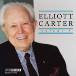 the album cover for Tony Arnold - Elliott Carter Edition 9