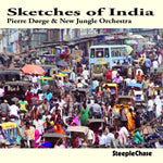 the album cover for Pierre Dorge & Njo - Sketches of India