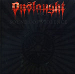the album cover for Onslaught - Sounds of Violence