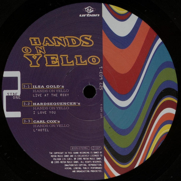 Yello : Hands On Yello (2xLP, Album, Comp)