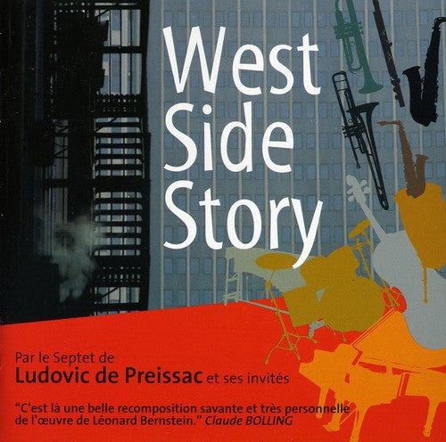 the album cover for De Ludovic Preissac Septet - West Side Story