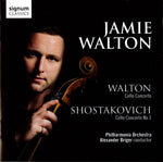 the album cover for Jamie Walton - Cello Concertos