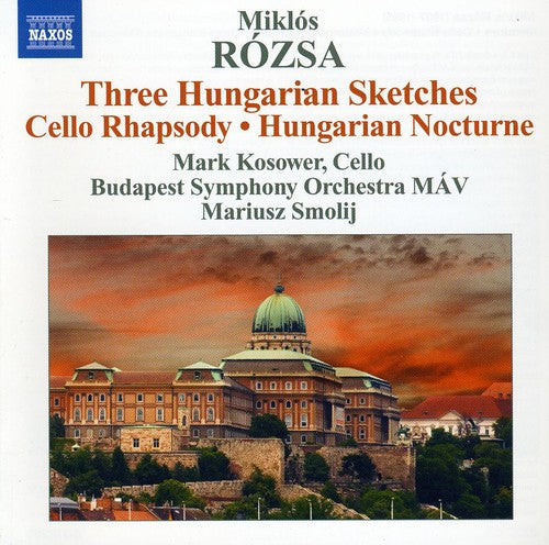 the album cover for A. PANUFNIK - Three Hungarian Sketches / Cello Rhapsody
