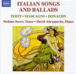 the album cover for Tosti/Mascagni/Donaudy - Italian Songs & Ballads