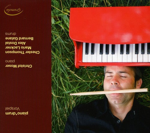 the album cover for Christof Moser - Piano Drum: Vorspiel