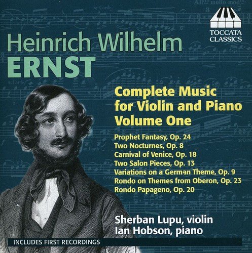 the album cover for Sherban Lupu - Complete Music for Violin & Piano 1