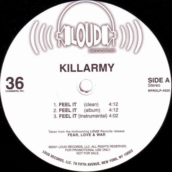 Killarmy : Feel It / Militant (12", Promo)