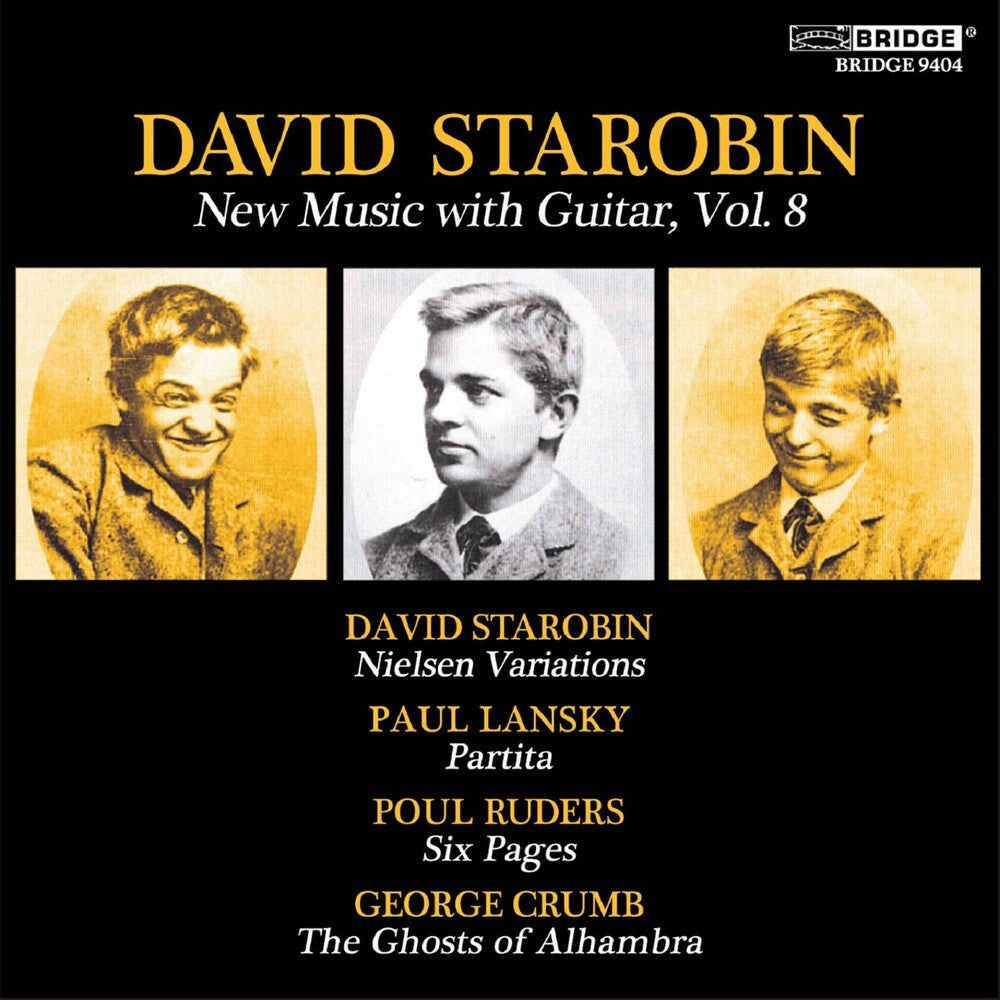 the album cover for DAVID STAROBIN - New Music with Guitar 8