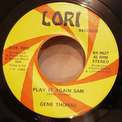 Gene Thomas : Sometimes / Play It Again Sam (7")