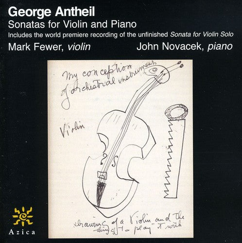 the album cover for JOHN NOVACEK - Sonatas for Violin & Piano