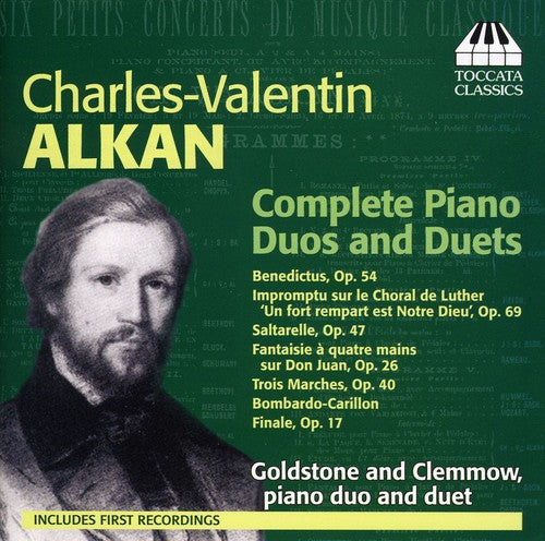 the album cover for Goldstone - Complete Piano Duos & Duets 1