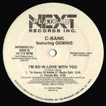 C-Bank Featuring Geminis : I'm So In Love With You (12", Promo)