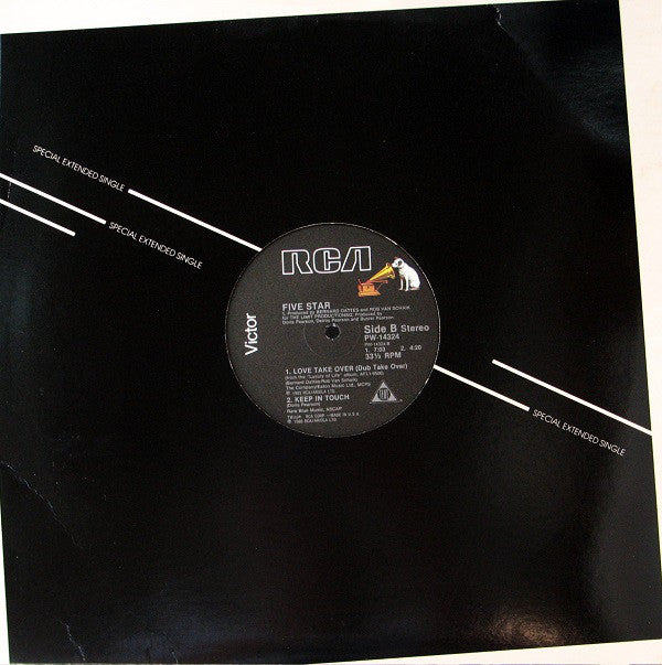 Five Star : Love Take Over (12", Single)
