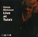 the album cover for Greta Matassa - Live at Tula's