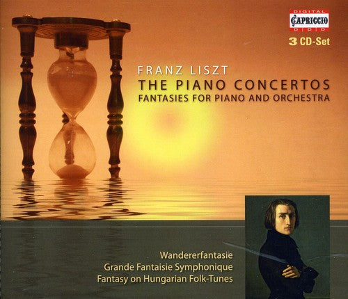 the album cover for JenÅ‘ Jandó - Piano Concertos / Fantasies for Piano & Orchestra