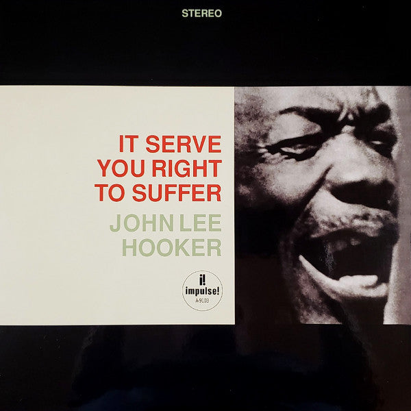 John Lee Hooker : It Serve You Right To Suffer (2x12", RE, RM, RP, 180)