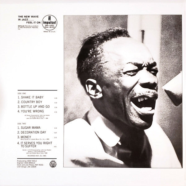 John Lee Hooker : It Serve You Right To Suffer (2x12", RE, RM, RP, 180)