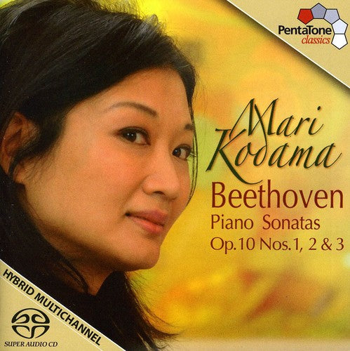 the album cover for L.V. Beethoven - Piano Sonatas Op 10 Nos 1 2 & 3