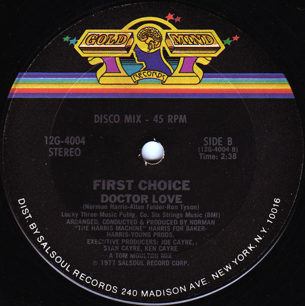 First Choice : Doctor Love (12")