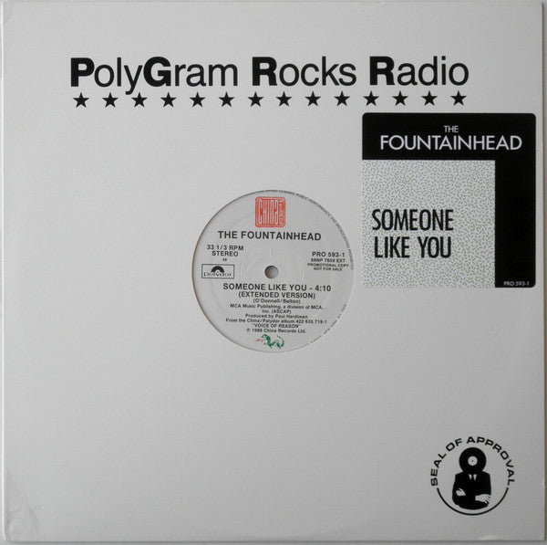 The Fountainhead : Someone Like You (12", Promo)