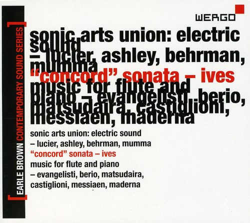 the album cover for Earle Brown Contemporary Sound - Earle Brown Contemporary Sound Series 5 / Various