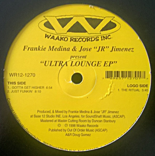 Frankie Medina & Jose "JR" Jimenez : Ultra Lounge EP (12")