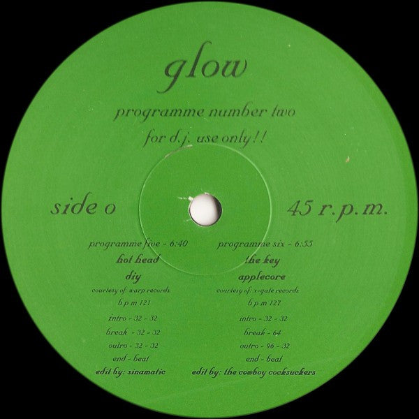 Various : Glow - Programme Number Two (2x12", Comp, Promo)