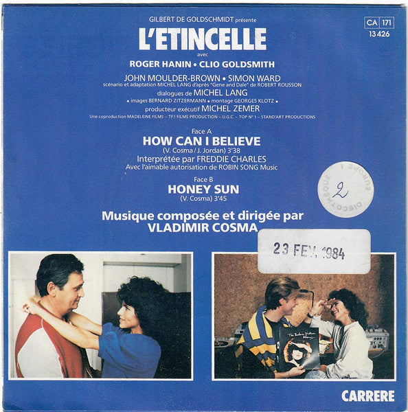 Vladimir Cosma : L'Étincelle: How Can I Believe (7", Single)