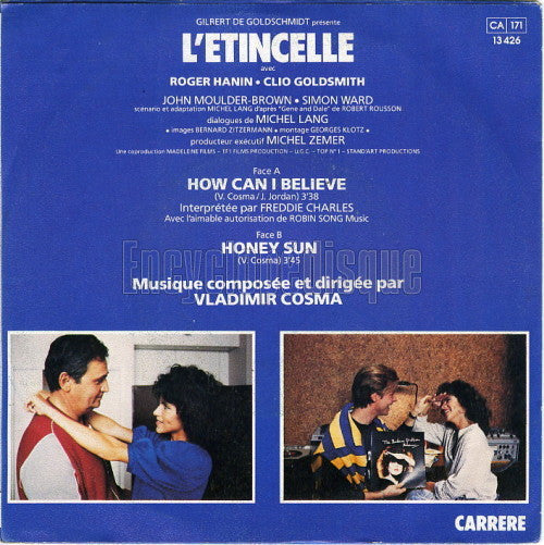 Vladimir Cosma : L'Étincelle: How Can I Believe (7", Single)
