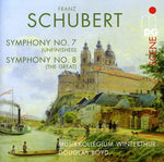 the album cover for F. SCHUBERT - Schubert, F. : Symphonies No. 8 & 9