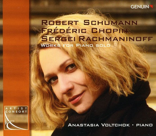 the album cover for Anastasia Voltchok - Works for Piano Solo