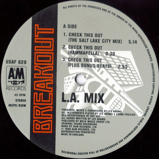 L.A. Mix : Check This Out (Salt Lake City Mix) (12")