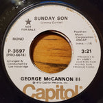 George McCannon III* : Sunday Son (7", Single, Mono, Promo)