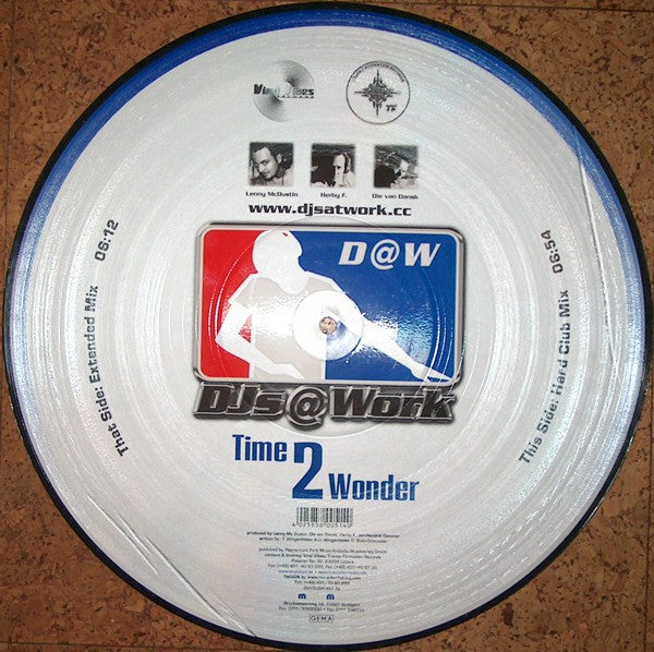 DJs @ Work : Time 2 Wonder (12", Pic)