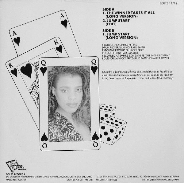 Sandra Edwards : The Winner Takes It All (12", Single)