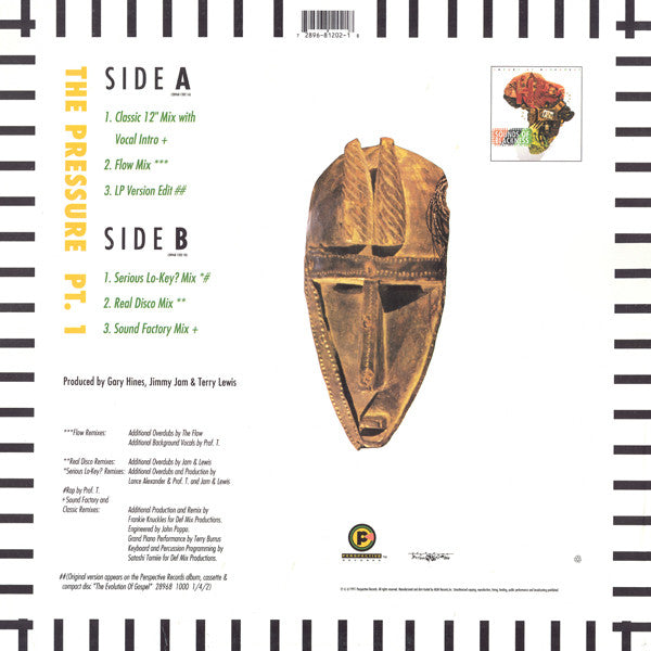 Sounds Of Blackness : The Pressure (Pt. 1) (12")