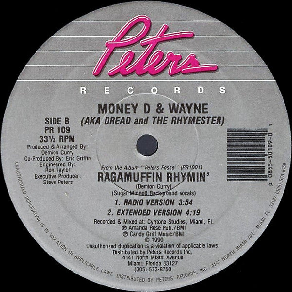 Money D & Wayne* : I Know How To Swing It / Raggamuffin Rhymin' (12")