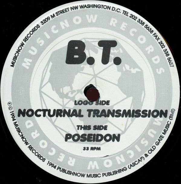 B.T.* : Nocturnal Transmission (12")