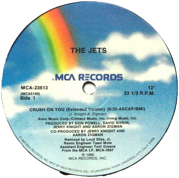 The Jets : Crush On You (12")