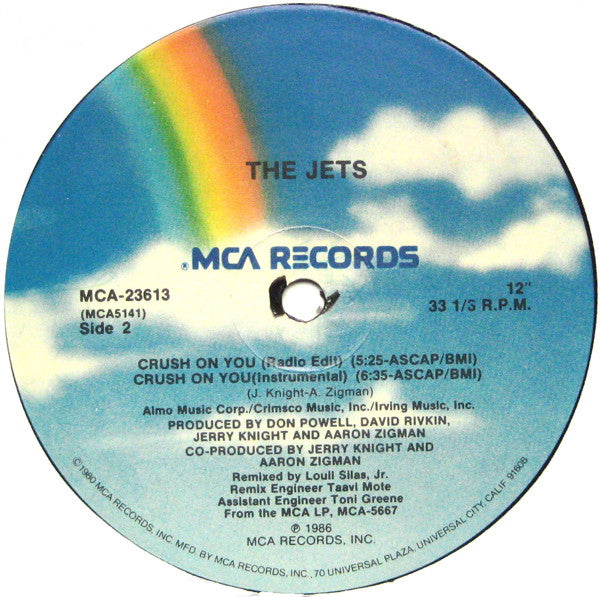 The Jets : Crush On You (12")