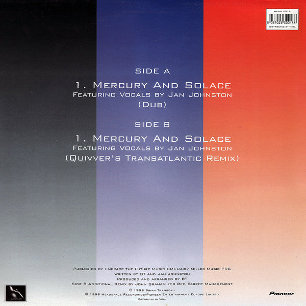 BT : Mercury And Solace (Disc 2) (12", Single)